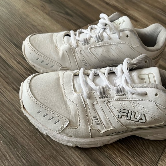 Fila Gray and White Sneakers - Picture 2 of 6